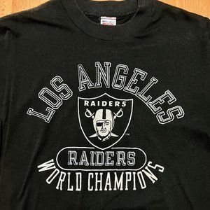 Vintage 1984 Los Angeles Raiders "World Champions" T-Shirt